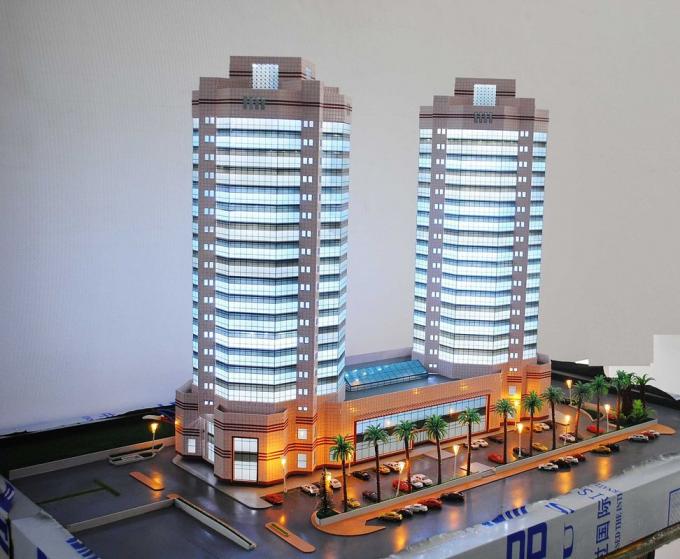 Edificios modelo arquitectónicos del acrílico y del ABS, fabricante modelo de la arquitectura