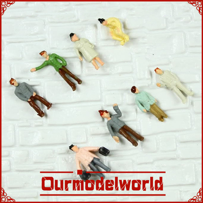 China Figuras modelo de pintura materiales de la gente ferroviaria del modelo de la tienda de la afición de la cubierta de tierra proveedor