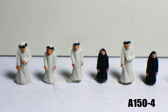 China La colocación arquitectónica árabe/que se sienta de 1/200 personas de modelo de escala figura proveedor