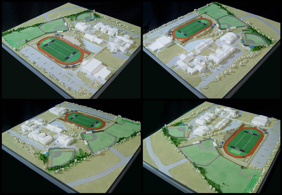 China Miniatura modelo arquitectónica durable de acrílico del fabricante para el planeamiento industrial de la disposición proveedor