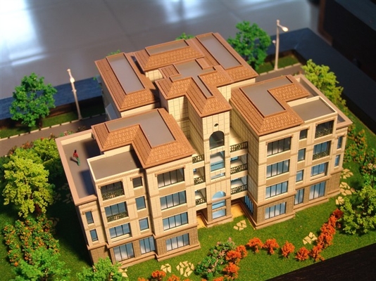 China modelos de escala arquitectónicos del chalet miniatura 3D/fabricación residencial del modelo de escala de la casa proveedor