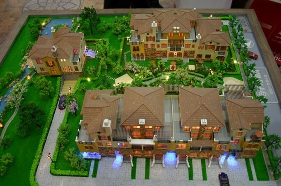 China Fabricante modelo arquitectónico de Real Estate con el sistema de iluminación hermoso proveedor