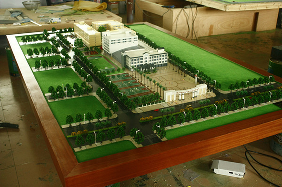 China Fuentes arquitectónicas del modelo de la iluminación hermosa para la disposición de la construcción de la escuela proveedor