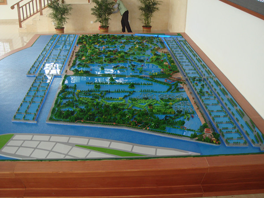 China Fuentes arquitectónicas agradables del modelo modificadas para requisitos particulares para la disposición del proyecto del parque del viaje proveedor