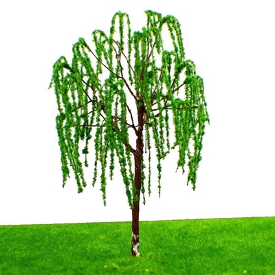 China sauce modelo miniatura verde de los árboles del 12cm para el 1:75 de la escena del lago park del ferrocarril/del jardín del tren - disposición 100 proveedor