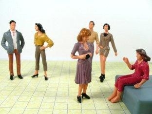 China Figura de la gente del modelo de escala para la disposición modelo usando los 7CM P25-6 proveedor
