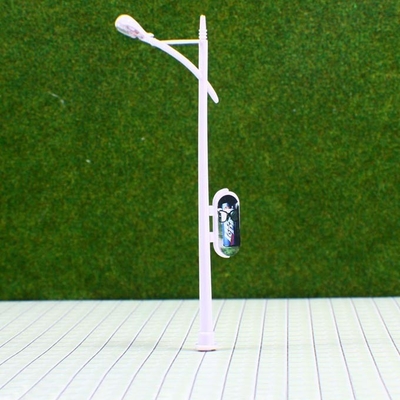 China farol del modelo de la cartelera de la calle de la iluminación de 12V LED para la disposición el 10cm RC100 del tren proveedor