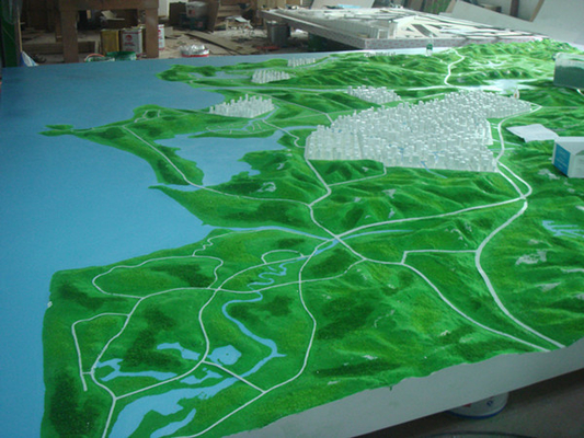 China Modelos arquitectónicos miniatura delicados para la disposición de la miniatura de la tabla de la arena proveedor