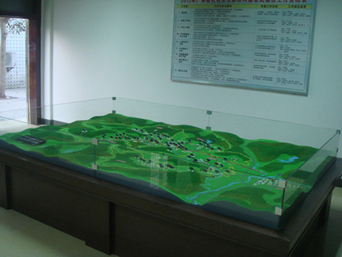 China Niza modelo arquitectónico miniatura de encargo de la disposición del paisaje de la tierra de la tabla de la arena de los modelos proveedor