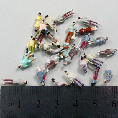 China 1/150 figura que camina gente arquitectónica de la gente escénica del arbolado de la escala del modelo de escala para la disposición modelo el 1.3cm del ferrocarril proveedor