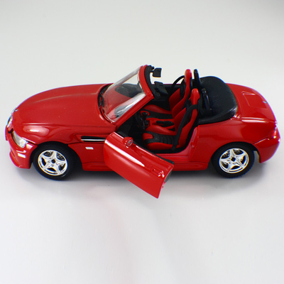 China 1/24 muere modelo miniatura del coche del coche de la aleación de molde de escala de los coches modelo del automóvil descubierto de encargo rojo de BMW proveedor