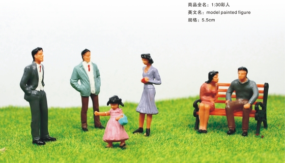 China Gente arquitectónica al aire libre del modelo de escala los 5.5cm DIY residenciales proveedor