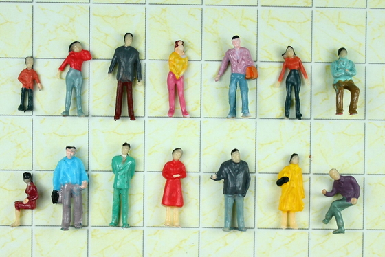 China P100-11B 1:100 HO Maqueta arquitectónica personas pintaron figuras 1,8 cm proveedor