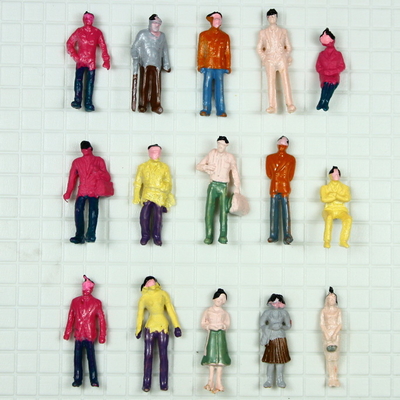 China Cuadro masculino de dibujo el 1.8cm/materiales de escala del 1:100 de la gente arquitectónica del modelo para el paisaje modelo proveedor