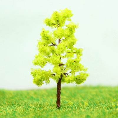 China R4316 Tren pista diseños en miniatura modelo árboles Avenida Chartreuse metálica árbol 4,3 cm proveedor