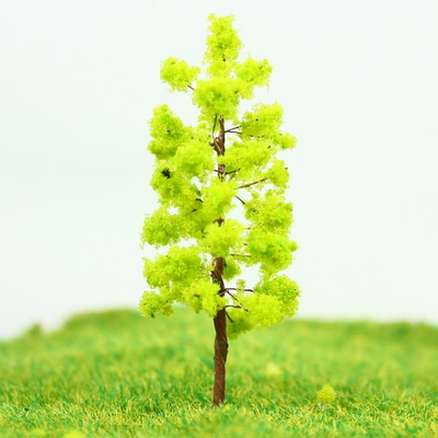 China R5020 Tren vía Avenida de árboles de diseños en miniatura modelo Chartreuse metálica árbol 5 cm proveedor