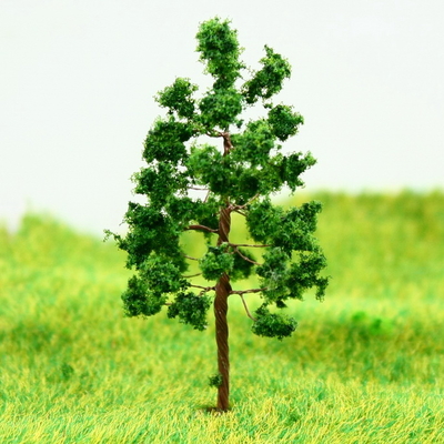 China D5020 Tren diseño en miniatura modelo árboles Avenida metálica verde profundo árbol 5 cm proveedor