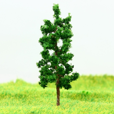 China D6524 Tren diseño en miniatura modelo árboles Avenida metálica verde profundo árbol 6,5 cm proveedor
