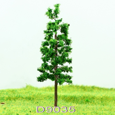 China D9035 Tren diseño en miniatura modelo árboles avenida árbol verde profundo metálica 9 cm proveedor