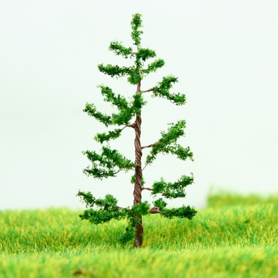 China Miniatura alambre de plantación de escala modelo árboles verdes Avenida pino árbol 5 cm proveedor