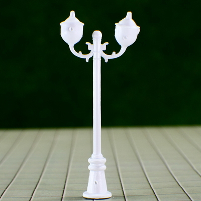 China Farol europeo principal del modelo de escala del jardín del estilo del 1:300 dos para las disposiciones del tren proveedor