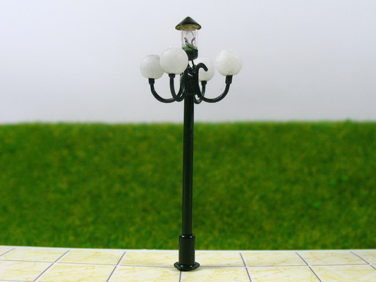China Farol luminoso del modelo de la calle 3D de T51 6V los 5cm HO para la disposición del tren proveedor
