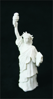 China A13-1 Jade blanco escritorio escultura 3D escala modelo estatua de la libertad proveedor