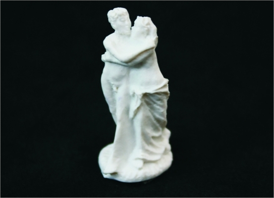 China A13-5 PE plástico blanco Jade escultura 3D escala modelo Huged par proveedor
