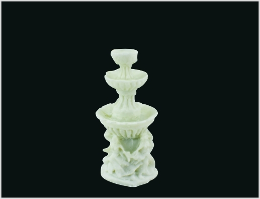 China MD03 PE plástico blanco escultura 3D escala modelo 2 * 4 cm jardín primavera proveedor