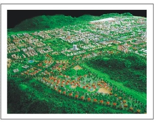 China Personalizada Railroading verde de medio ambiente de escala modelo tren fondo paisaje Kit proveedor