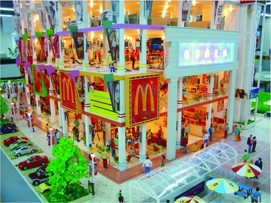 China Ciudad de OEM Architechtural escala modelo ferroviario escenario telones de fondo proveedor
