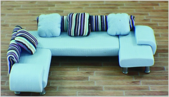 China 1:20 /1: 25/1: 30/1: 50/1: 75/1: Sofá de cerámica de los muebles interiores arquitectónicos del hogar modelo 100 proveedor