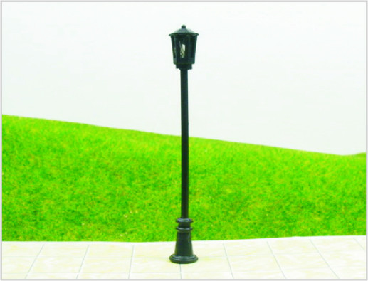 China T2 6V 4,5 cm luz de calle en miniatura modelo lámpara Post luminosa para diseño de tren proveedor