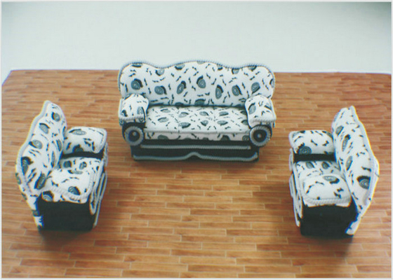 China Interior modelo arquitectónico de los muebles que adorna el mini sofá SF151 de la cerámica suave proveedor