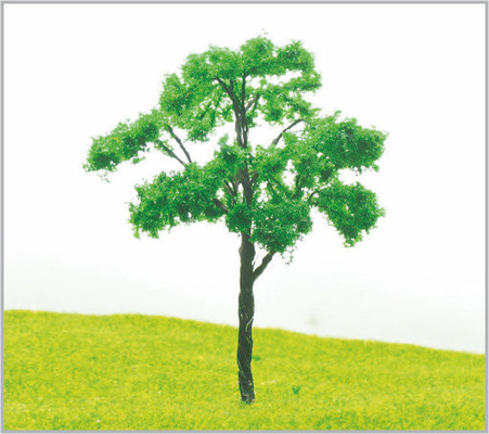 China árboles modelo miniatura del verde ferroviario del paisaje del 10cm en hecho a mano proveedor