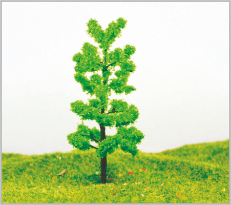 China árboles modelo miniatura del metal verde arquitectónico del 12cm en hecho a mano proveedor