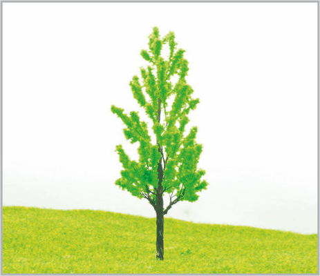 China árboles modelo miniatura verdes de encargo hechos a mano del 12cm para la disposición del tren proveedor