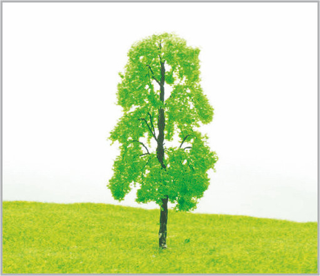 China árboles modelo miniatura de encargo del metal amarillo del 12cm HO proveedor