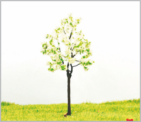 China los 9cm, árboles modelo miniatura de encargo hechos a mano del 11cm para la disposición del urbanismo proveedor