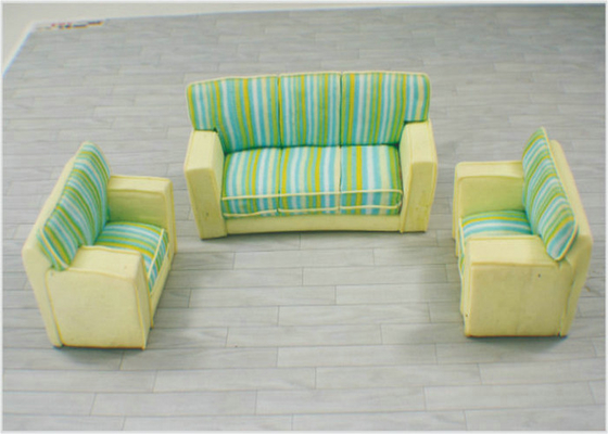 China Sofá de cerámica SF188 de los muebles de la raya de la moda del diseño modelo arquitectónico del hogar proveedor