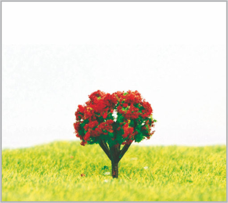 China árboles modelo miniatura violetas de encargo plásticos de los 2.5cm para la disposición proveedor