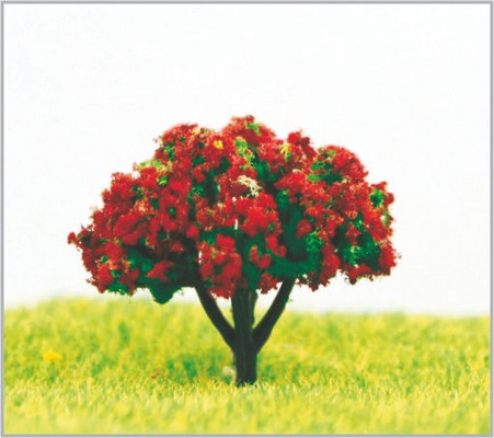 China árboles modelo miniatura violetas plásticos hechos a mano de los 3.5cm proveedor