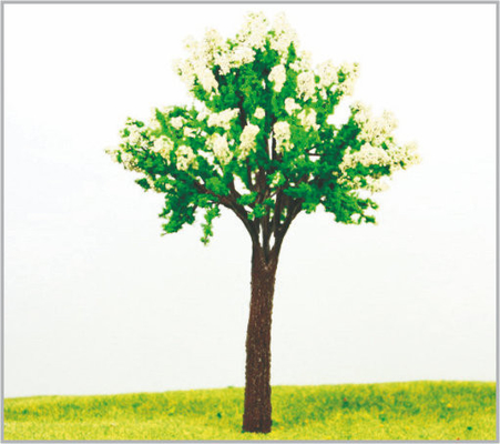 China árboles modelo miniatura de encargo blancos del 16cm en hecho a mano proveedor
