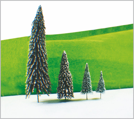 China XS30 / 70 HO ferrocarril carretera de diseño en miniatura modelo árboles cedro árboles de 7 cm a 6 cm/5 cm proveedor
