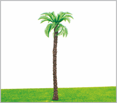 China M002 Tren HO diseño en miniatura modelo árboles verde calle coco árbol 14 cm proveedor