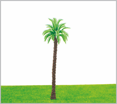 China M003 OEM tren HO diseño en miniatura modelo árboles amarillo verde Avenida coco árbol 11 cm proveedor