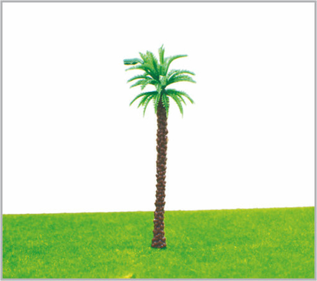 China M004 OEM tren HO diseño en miniatura modelo árboles amarillo verde Avenida coco árbol 9 cm proveedor