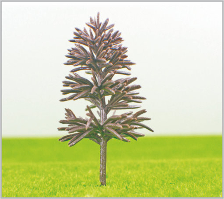 China B8532 Tronco de pirámide plástico verde amarillo de árboles OEM en miniatura modelo 8.5 cm proveedor