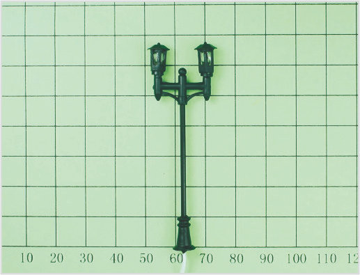 China T7 o escala de Gauge tren calle de luz de diseño en miniatura modelo lámpara puestos 6,5 cm proveedor