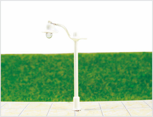 China T21 Gauge O escala diseño tren luminoso luz calle miniatura modelo lámpara puestos 5 cm proveedor